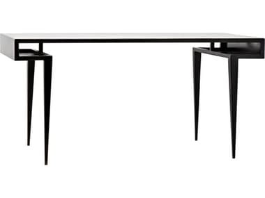 Noir Furniture Hand Rubbed Black Computer Desk NOIGDES153MTB