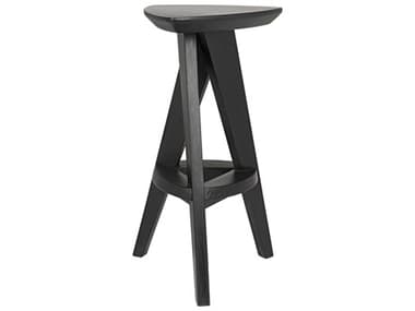 Noir Furniture Charcoal Black Arm Counter Height Stool NOIAE17CHBS