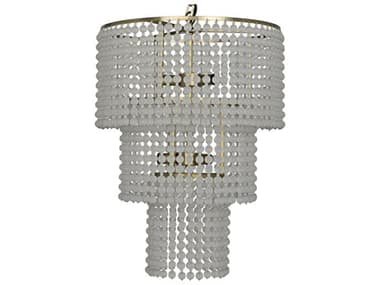 Noir Fatima Brass Glass Pendant NOILAMP690MB