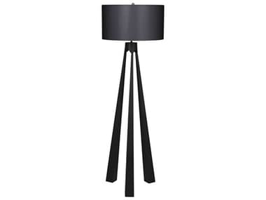 Noir 64" Tall Black Metal Floor Lamp NOILAMP737MTBSH
