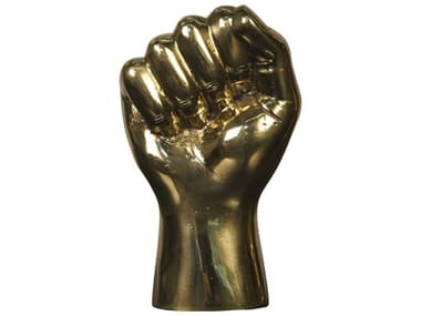 Noir Brass The Solidarity Fist Sculputure NOIAB130BR