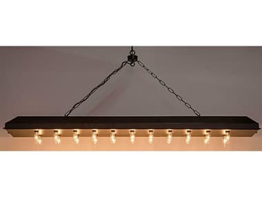 Noir 22-Light Black Island Pendant NOILAMP545MTB