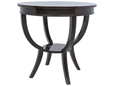 Noir Furniture Living Room Accents Distressed Brown 30'' Wide Round End Table NOIGTAB223D