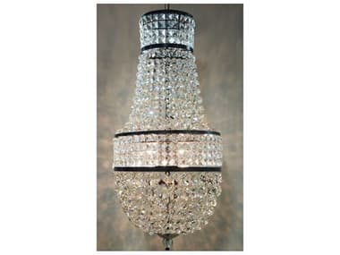 Noir Anna 4-Light Matte Black Traditional Empire Chandelier NOILAMP457MTB