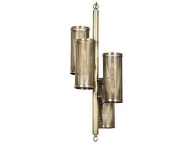 Noir Pisa 8-Light Black Metal Brass Cylinder Pendant NOILAMP573MB