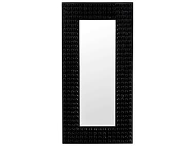 Noir Charcoal Black 20''W x 40''H Rectangular Wall Mirror NOIAE153CHB