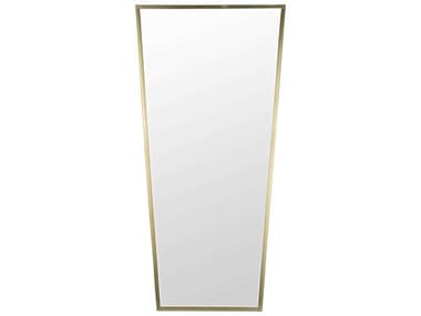 Noir Antique Brass 30''W x 60''H Rectangular Wall Mirror NOIGMIR164MB