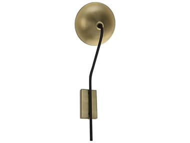 Noir 26" Tall 1-Light Antique Brass Wall Sconce NOILAMP725MTB