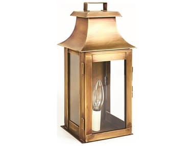 Northeast Lantern Concord 1 - Light 13'' High Outdoor Wall Light with Clear Glass NL5611ABLT1CLR
