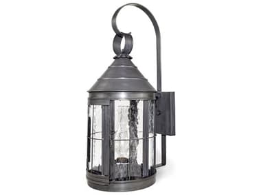 Northeast Lantern Heal 1 - Light 21'' High Outdoor Wall Light with Clear Seedy Glass NL3337DBCIMCSG