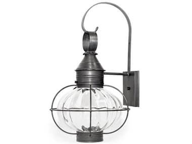 Northeast Lantern Onion 1 - Light 12'' Outdoor Wall Light with Optic Glass NL2541DBMEDOPT