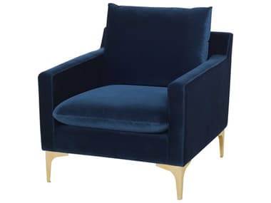 Nuevo Anders 30" Blue Fabric Accent Chair NUEHGSC501