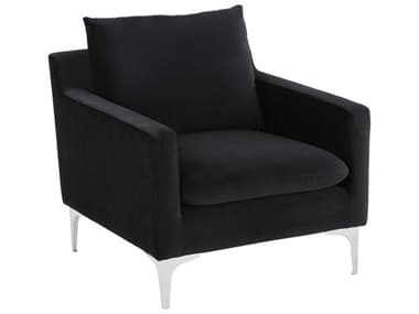 Nuevo Anders 30" Black Fabric Accent Chair NUEHGSC588