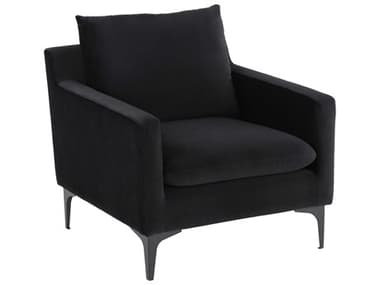 Nuevo Anders 30" Black Fabric Accent Chair NUEHGSC590