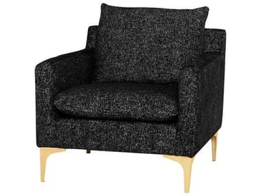 Nuevo Anders 30" Black Fabric Accent Chair NUEHGSC842