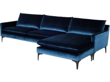 Nuevo Anders 117" Wide Fabric Upholstered Sectional Sofa NUEHGSC489