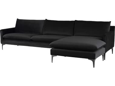Nuevo Anders 117" Wide Fabric Upholstered Sectional Sofa NUEHGSC584