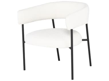 Nuevo Cassia 25" White Fabric Accent Chair NUEHGSN157