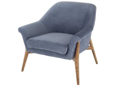 Nuevo Charlize 33" Blue Fabric Accent Chair NUEHGSC181