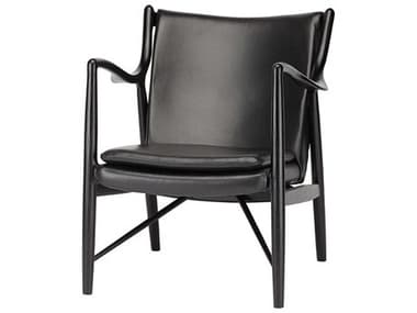 Nuevo Chase 27" Leather Accent Chair NUECHASEOCCASIONALCHAIR