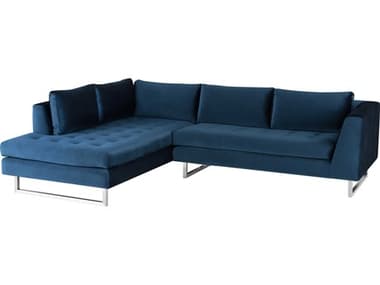 Nuevo Janis 104" Wide Fabric Upholstered Sectional Sofa NUEHGSC272
