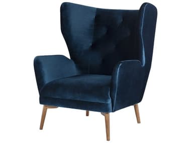 Nuevo Klara 32" Blue Fabric Accent Chair NUEHGSC382