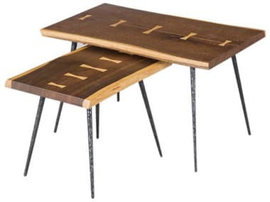 Nuevo Nexa Rectangular Wood End Table NUENEXASIDETABLENEST