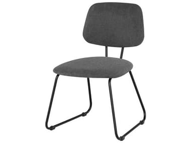 Nuevo Ofelia Black Fabric Upholstered Side Dining Chair NUEHGSC750