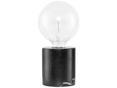 Nuevo Pia Black Polished Marble Table Lamp NUEHGSK336