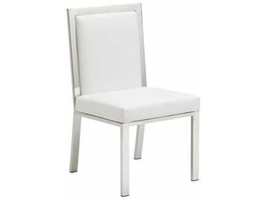 Nuevo Rennes Leather White Upholstered Side Dining Chair NUEHGTA480