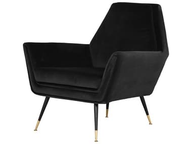 Nuevo Vanessa 34" Black Fabric Accent Chair NUEHGSC322