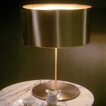 Oluce Switch Gold Table Lamp OE206OR