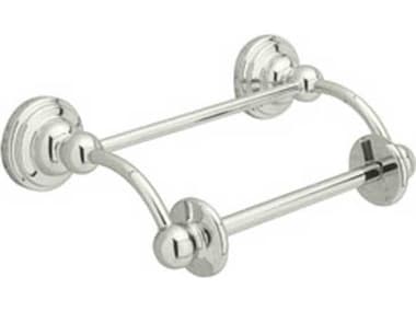 Perrin and Rowe Edwardian Polished Nickel Wall Mount Swing Arm Toilet Paper Holder with Lift Ar PARU6960PN
