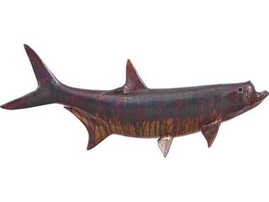 Phillips Collection Copper Patina Tarpon Fish 3D Wall Art PHCPH100657