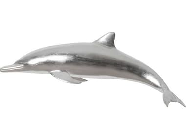 Phillips Collection Silver Leaf Dolphin 3D Wall Art PHCPH64553