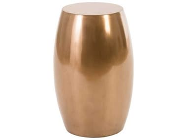 Phillips Collection Polished Bronze Polyurethane Accent Stool PHCPH80624