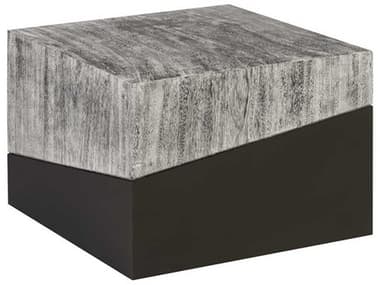 Phillips Collection 24" Square Wood Grey Coffee Table PHCTH97555