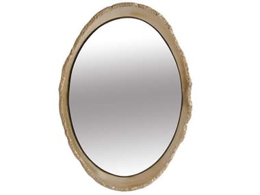 Phillips Collection Dann Foley Pearl White / Gold Leaf Wall Mirror PHCPH67505
