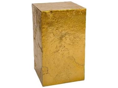 Phillips Collection 17" Square Metal Liquid Gold End Table PHCPH80684