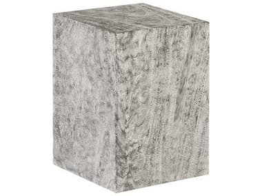 Phillips Collection 14" Square Wood Grey End Table PHCTH97656