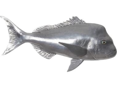 Phillips Collection Polished Aluminum Australian Snapper Fish 3D Wall Art PHCPH64556