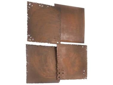 Phillips Collection Rust Metal Wall Art Set of 4 PHCPH59609