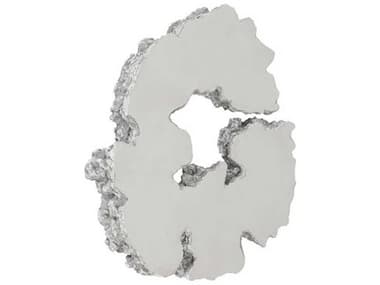 Phillips Collection Silver 17" Lava Slice Metal Wall Art PHCPH97070