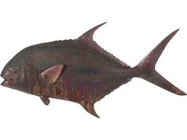 Phillips Collection Brown Permit Fish Metal Wall Art PHCPH99971