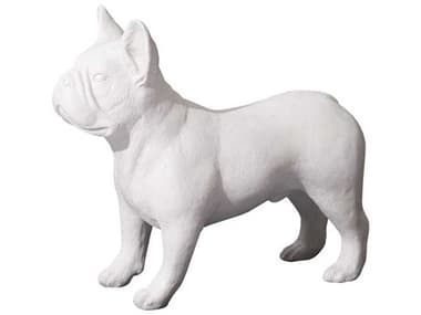 Phillips Collection Gel Coat White French Bulldog Sculpture PHCPH100245