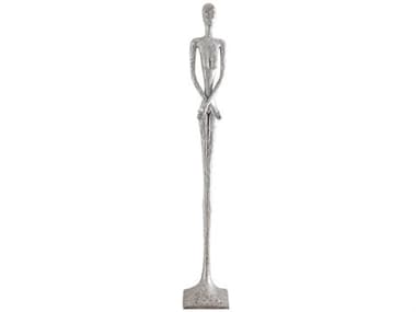 Phillips Collection Silver Leaf Skinny Female Sculpture PHCPH56285