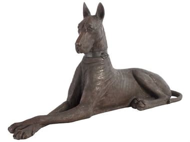 Luxecor Bronze Right Facing Great Dane Sculpture LXCFLO32880