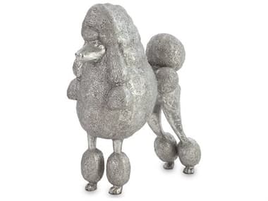 Phillips Collection Silver Leaf Poodle Sculpture PHCPH72093