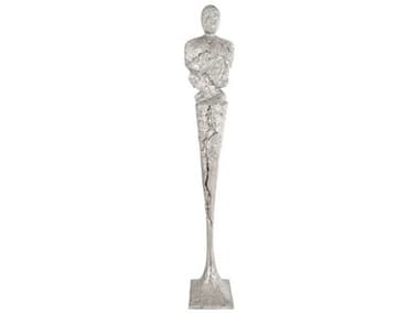 Phillips Collection Silver Leaf Skinny Chiseled Sculpture PHCPH76687