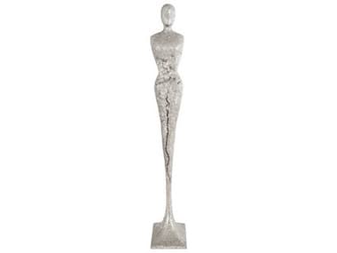 Phillips Collection Silver Leaf Skinny Chiseled Sculpture PHCPH76688